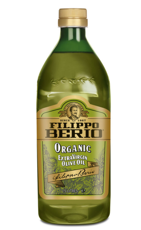 Filippo Berio Organic Extra Virgin Olive Oil, 2 * 1.5L