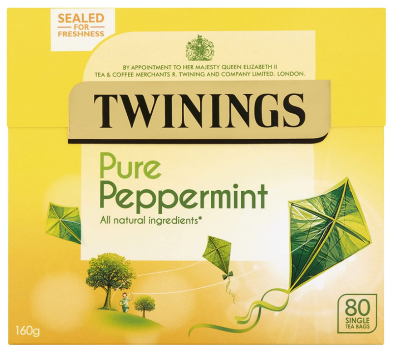 Twinings Pure Peppermint 2 X 80 Tea Bags (2*160G)