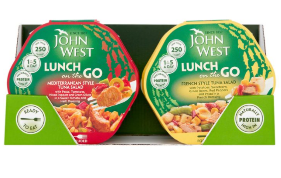 John West Lunch On The Go, 6 x 220g