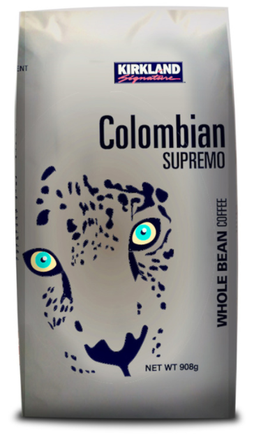 KS Colombian Supremo Whole Bean Coffee, 908g