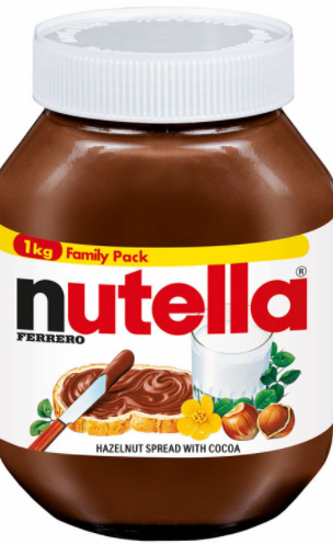 Nutella Hazelnut Spread, 2*1kg