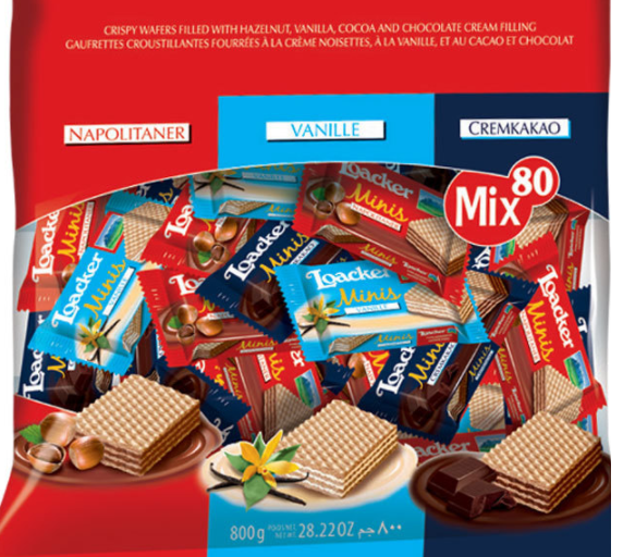 Loacker Mini Mix, 800g