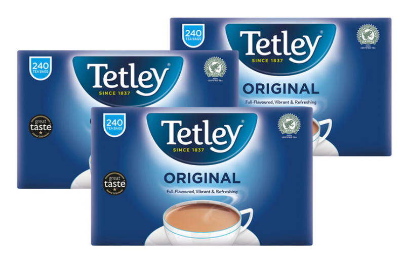 Tetley Tea Bags Pack of 6 x 240 Pack