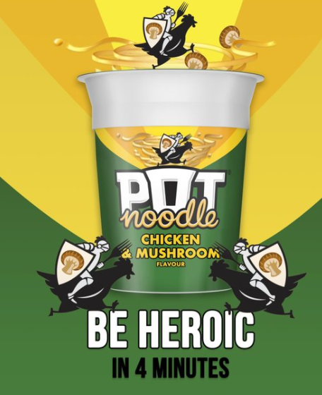Pot Noodle Chicken & Mushroom 12x 90g