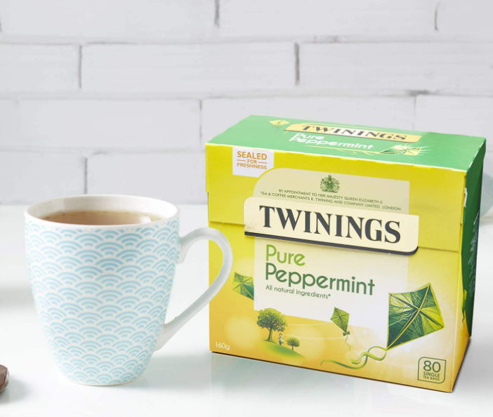 Twinings Pure Peppermint 80 Tea Bags (Pack of 4)