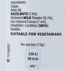 Nutella Hazelnut Spread, 1kg