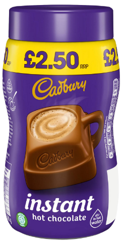 Cadbury Instant Hot Chocolate Cocoa Powder300 g
