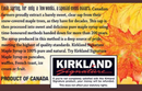 Kirkland Signature 100% Pure Grade A Amber Maple Syrup Pack of 1x1L