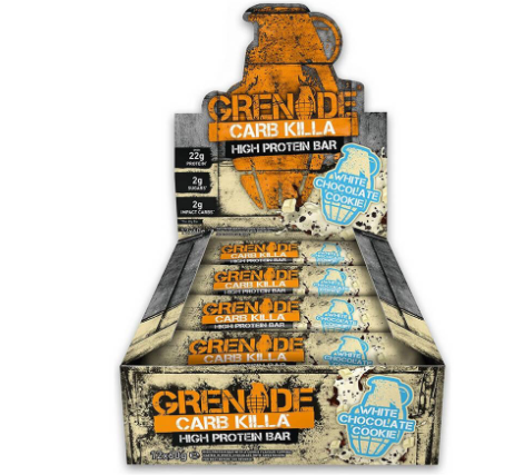 Grenade Carb Killa White Chocolate Cookie Bar, 12 x 60g