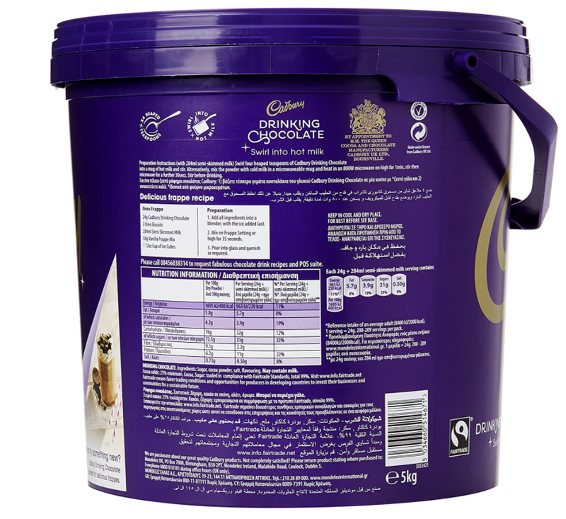 Cadbury Drinking Chocolate Powder-5kg.