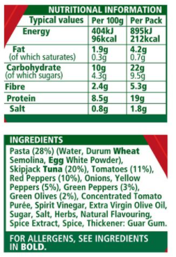 John West Lunch On The Go, 6 x 220g