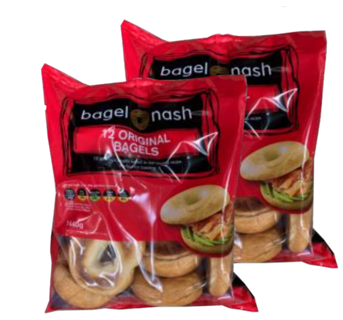Bagel Nash Large Original Bagels -2 Pack ( 24 X 120g )