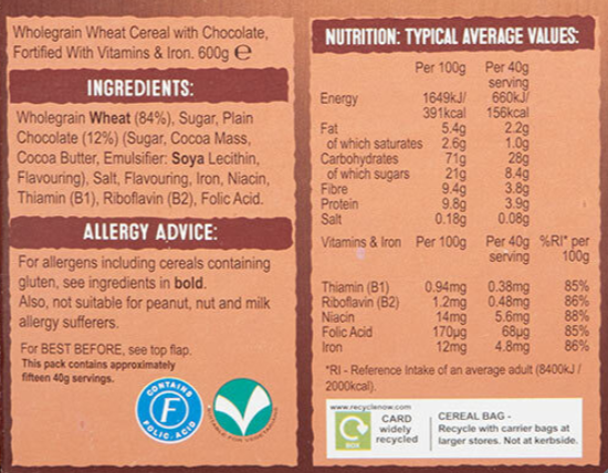Weetabix Mini Chocolate, 6 x 500g