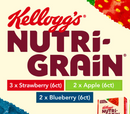 Kellogg's Nutri-Grain Mixed Fruity Breakfast Bars, 42 Pack