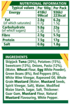 John West Lunch On The Go, 6 x 220g