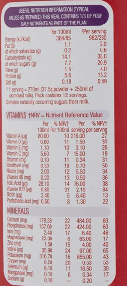 SlimFast High Protein Powder in Chocolate Flavour, 1.825kg (50 Servings)