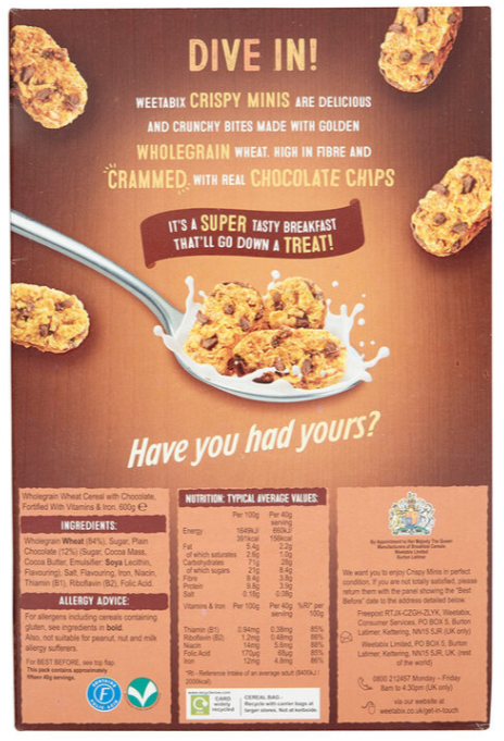 Weetabix Mini Chocolate, 6 x 500g