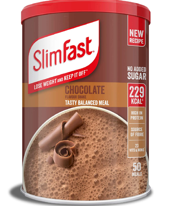 SlimFast High Protein Powder in Chocolate Flavour, 1.825kg (50 Servings)