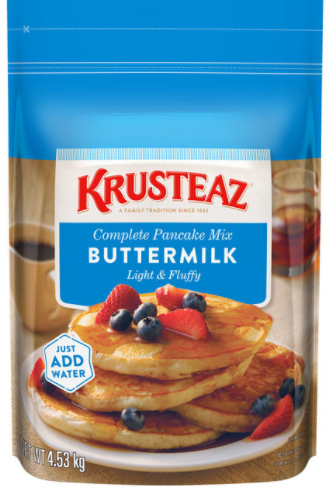 Krusteaz Buttermilk Complete Pancake Mix, 4.53kg