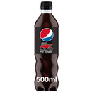 Pepsi Max Soft Drink Pack of 12 x 500ml Bottle