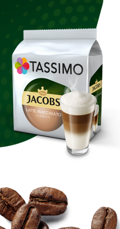 TASSIMO Jacobs Latte Macchiato Pack of 5(40'SERVINGS)