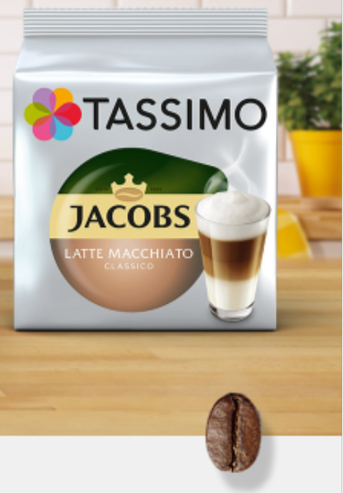 TASSIMO Jacobs Latte Macchiato Pack of 5(40'SERVINGS)