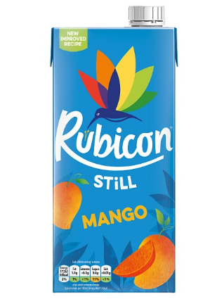 Rubicon Still Mango Juice Drink, 1litre Pack of 12