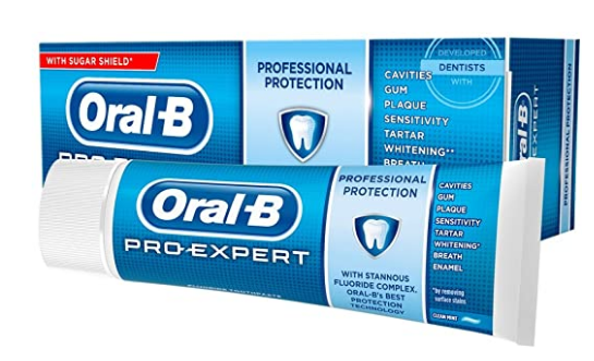 Oral B Pro-Expert Professional Protection Clean Mint Toothpast Pack of  6x 75ml