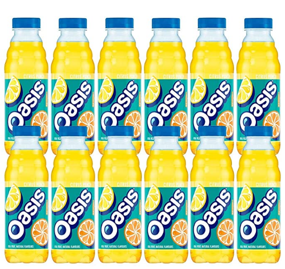 Oasis Citrus Punch 500ml Bottles - 12 Pack