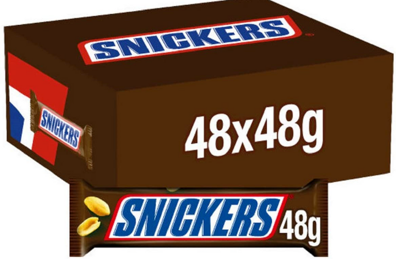 Snickers Chocolate Bars Pack of 48x48g