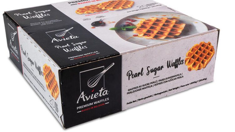 Avietas Premium Belgian Waffles 20 x 90g