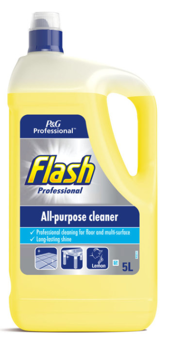 Flash Lemon Hard Surface Cleaner, 5L