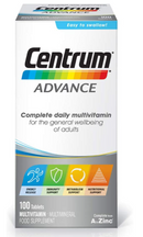 Centrum Advanced Vitamins Pack of  3 x 100 Pack