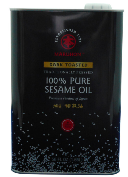 Maruhon Dark Toasted 100% Pure Sesame Oil, 1.65L