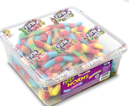 Fini fizzy worms 750g