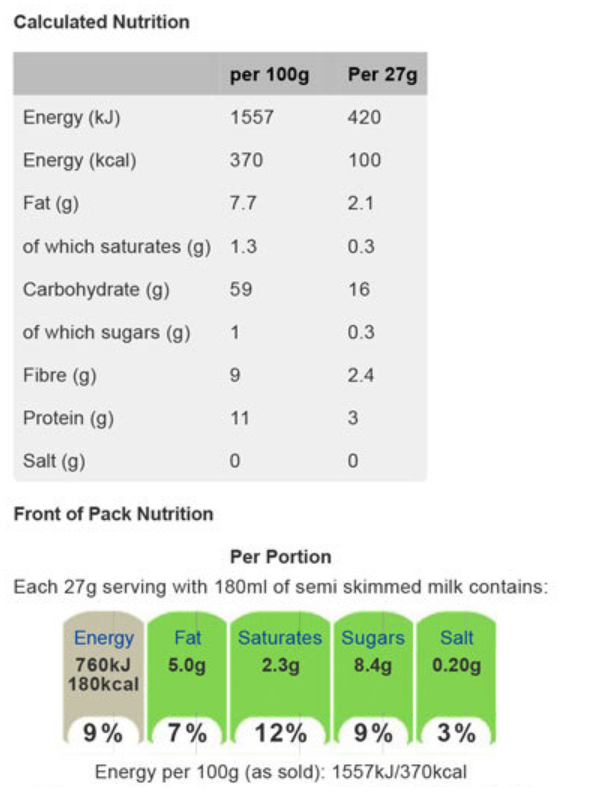 Quaker Oat So Simple Original, 60 x 27g