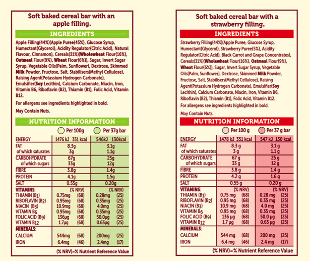 Kellogg's Nutri-Grain Mixed Fruity Breakfast Bars, 42 Pack