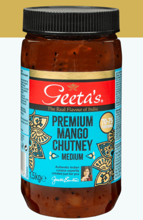 Geeta's Premium Mango Chutney Pack of 1.5kg