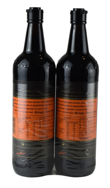 Lea & Perrins Worcestershire Sauce Pack of 2x568ml