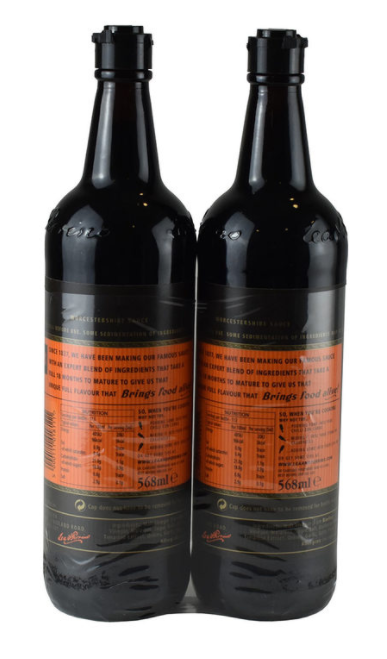 Lea & Perrins Worcestershire Sauce, 2 x 568ml