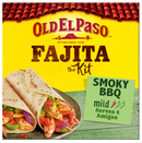 Old El Paso Smoky BBQ Fajita Kit, 4 x 500g