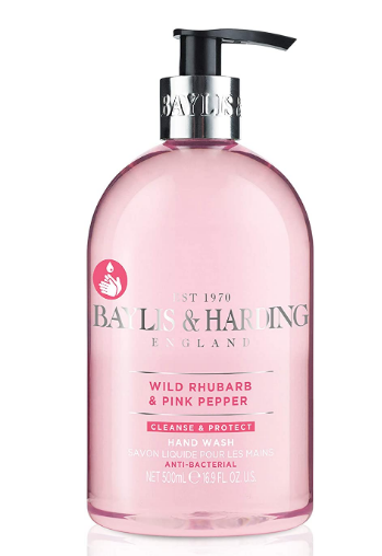 Baylis & Harding Wild Rhubarb And Pink Pepper Anti-Bacterial Hand Wash 4X500ML