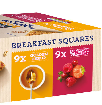 Quaker Oats Porridge To Go Breakfast Squares Variety Pack, 18 x 55g