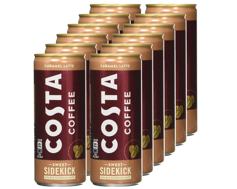 Costa Coffee Caramel Latte Pack of -12 x 250ml can