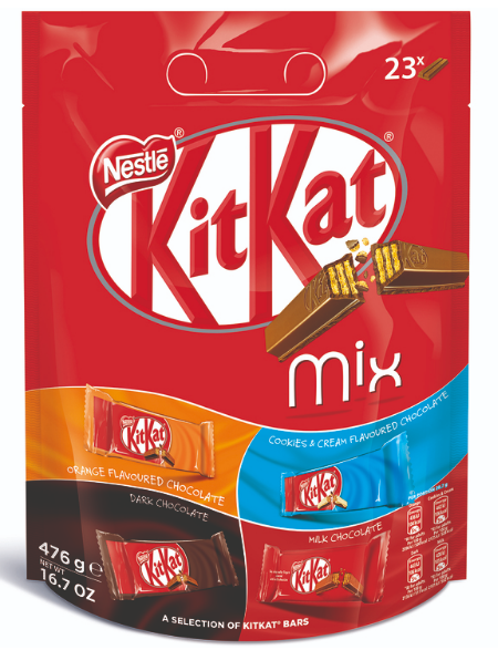 Nestle Kit Kat 2 Finger Mix Share Bag, 476g