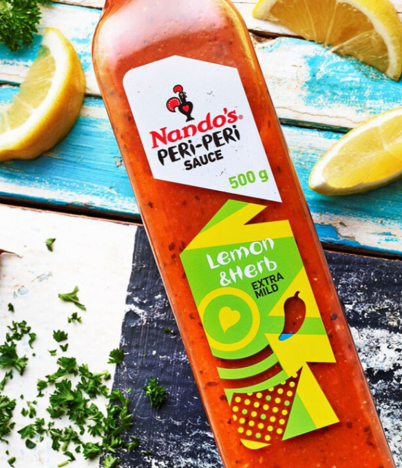 Nando's Lemon & Herb PERi PERi Sauce Pack of 2x500ml