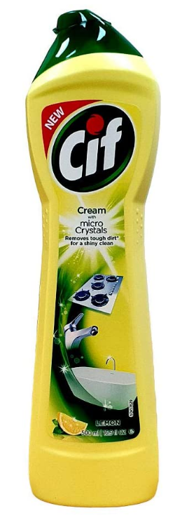 Cif Lemon Cream Cleaner 500ml Pack of 8