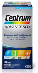 Centrum Advance 50+ Vitamins Pack of  3 x 100 Count