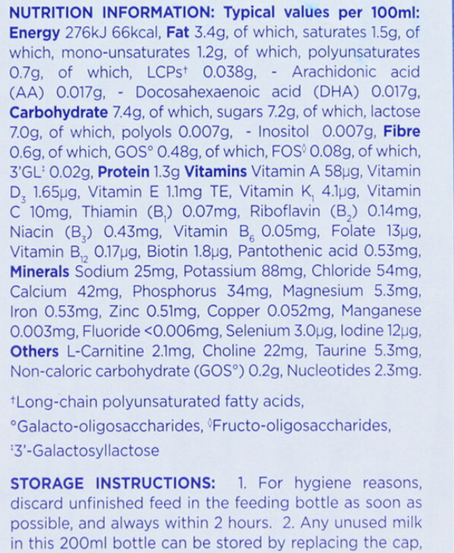Aptamil First Milk Ready to Feed Infant Milk 12x200ml
