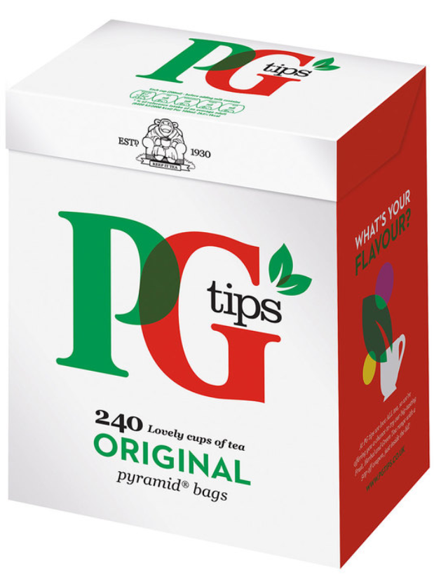 PG Tips Original Pyramid Tea Bags, 4 x 240 Pack